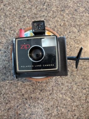 4/$45 - Polaroid Zip Land Camera in Black with Red Accents